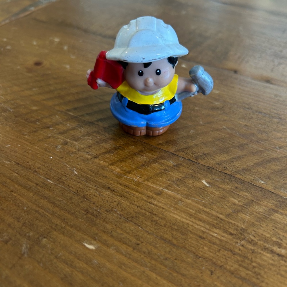 Fisher Price Little People construction worker  as is